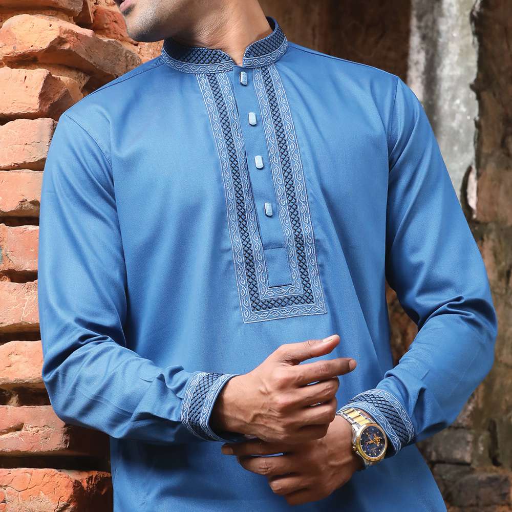 Premium Panjabi – Blue