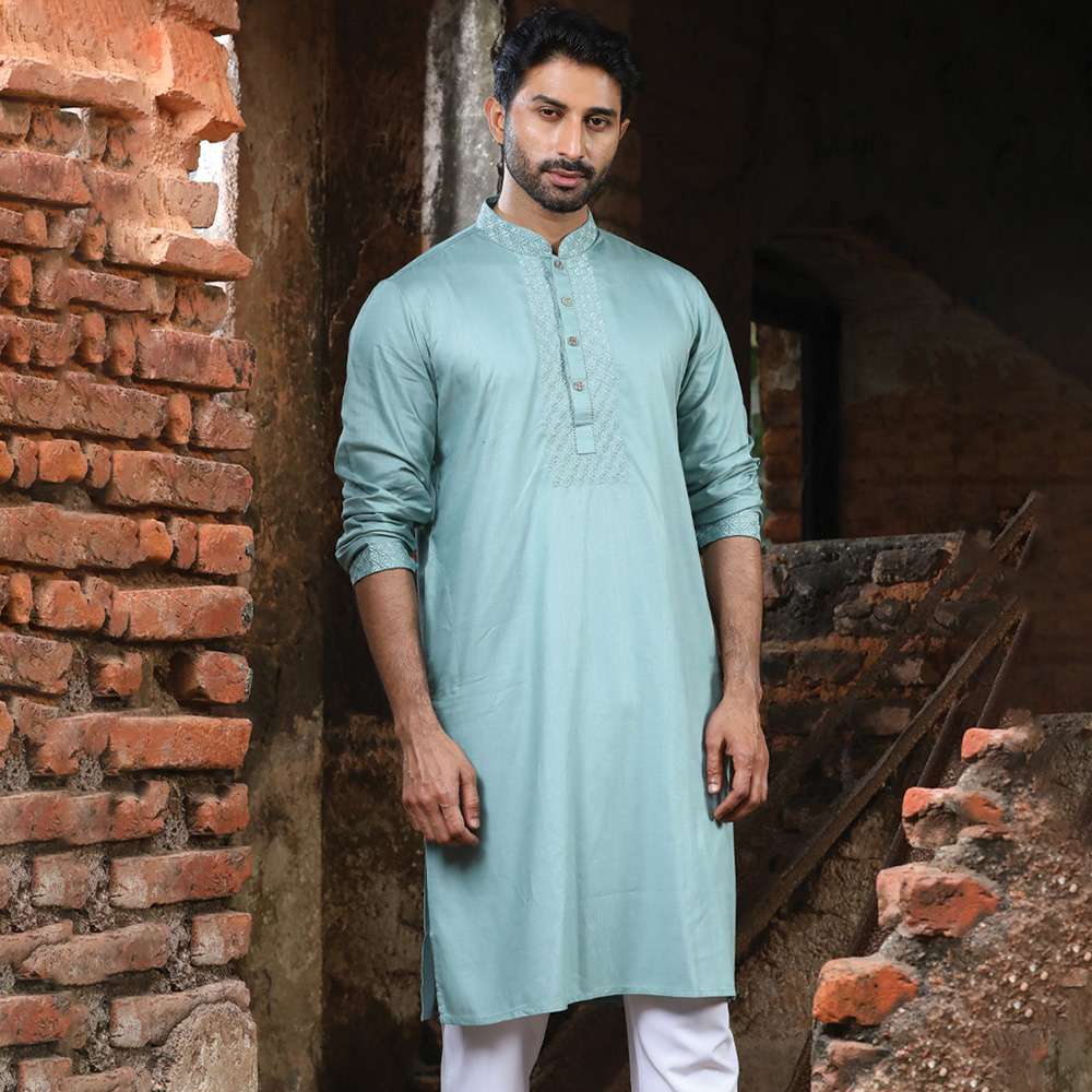 Premium Panjabi – Light Pestal Blue