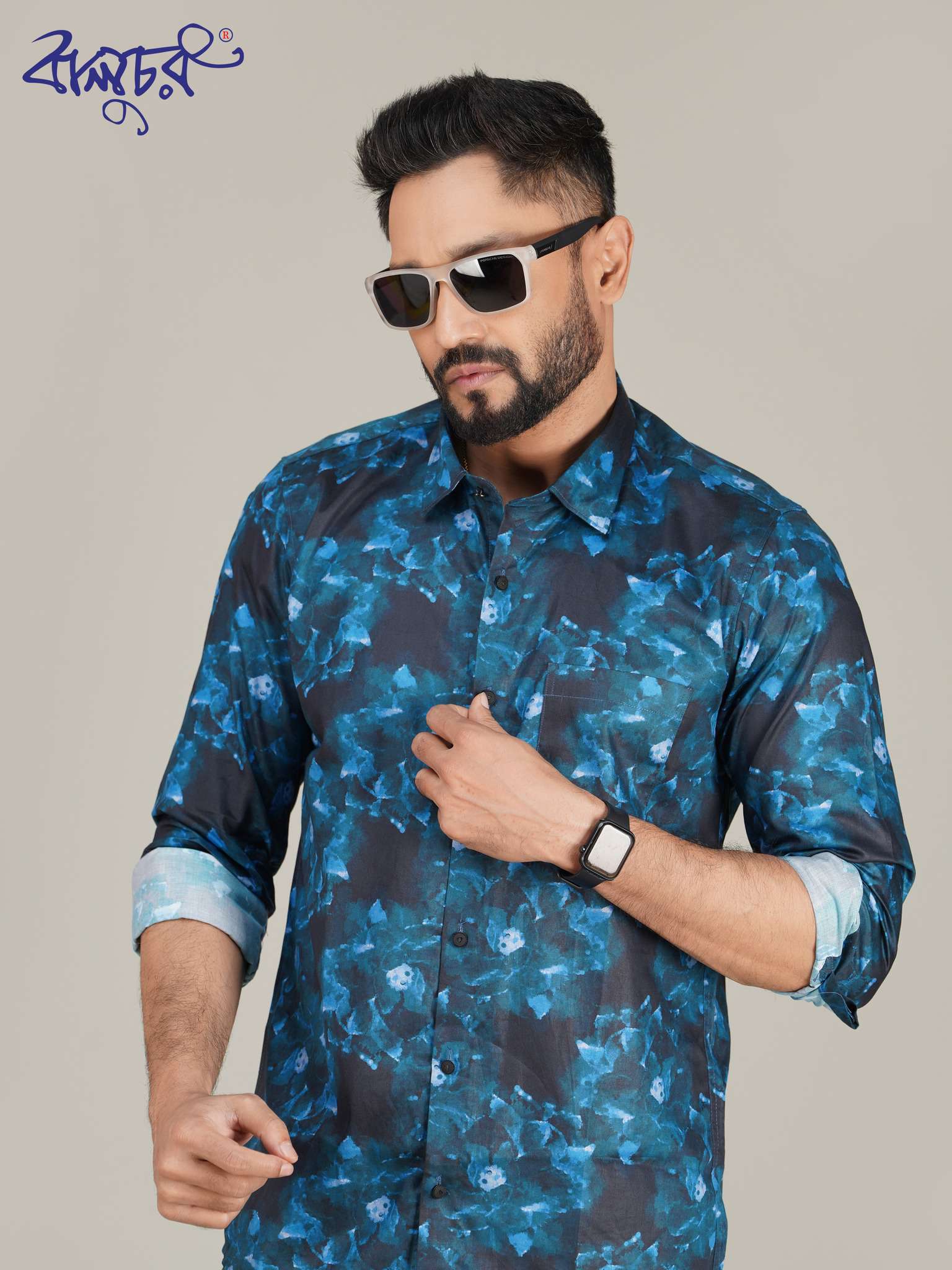Printed Cotton Full Sleeve Shirt