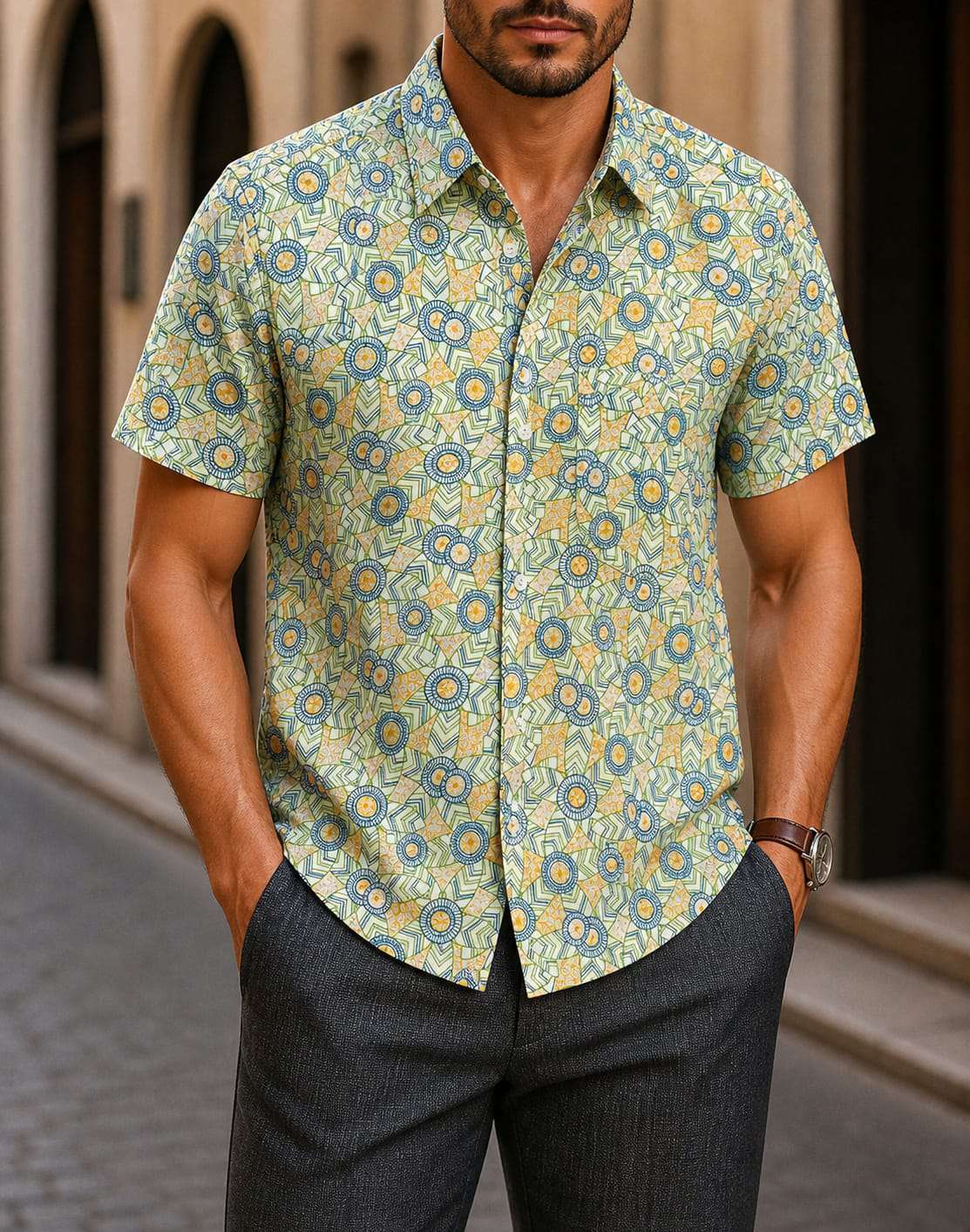 Popular Short Sleeve Shirt V8