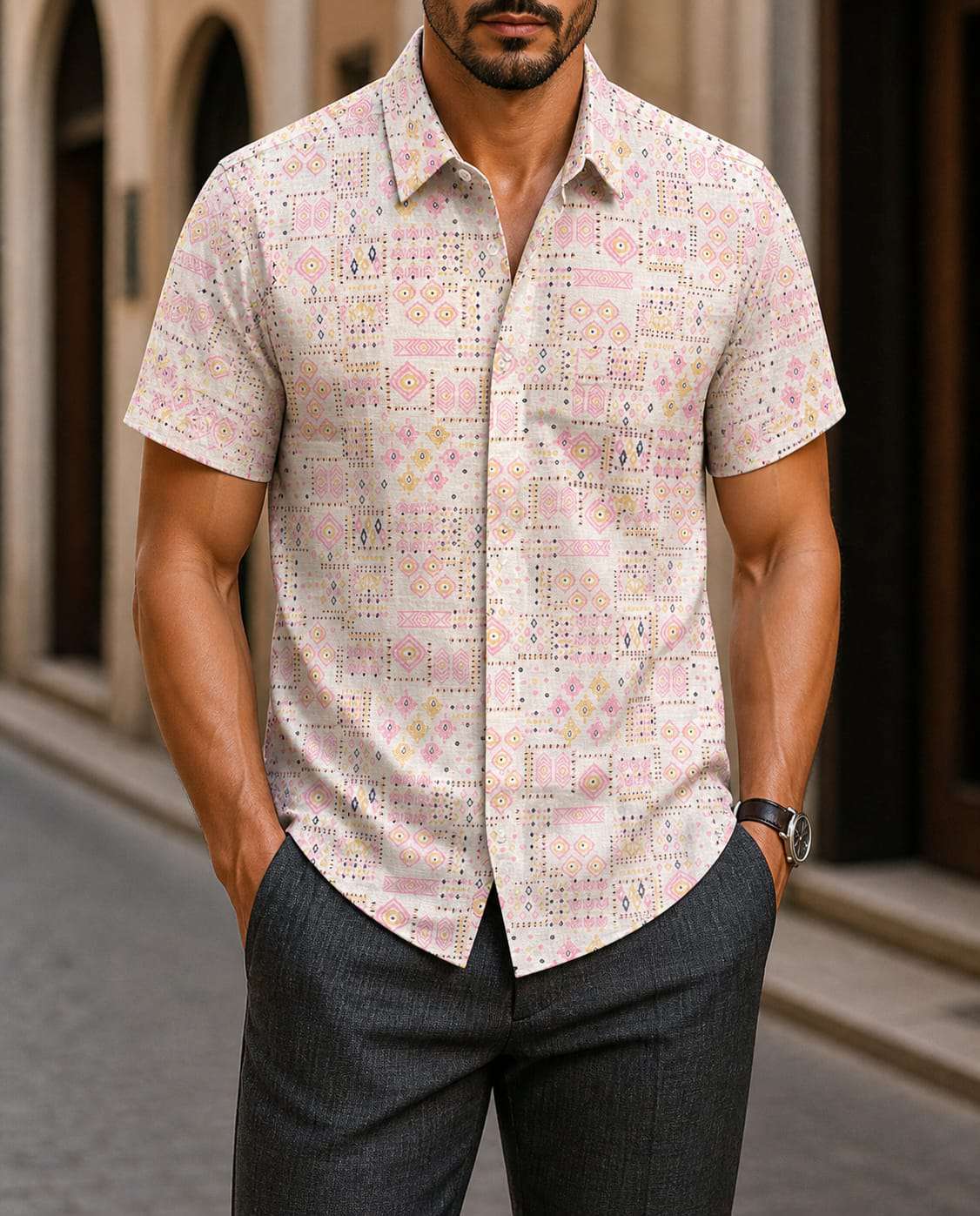 Popular Short Sleeve Shirt V10