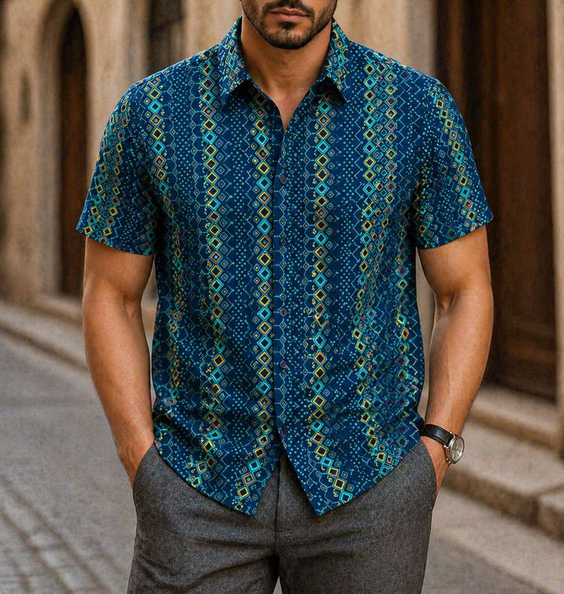 Popular Short Sleeve Shirt V3