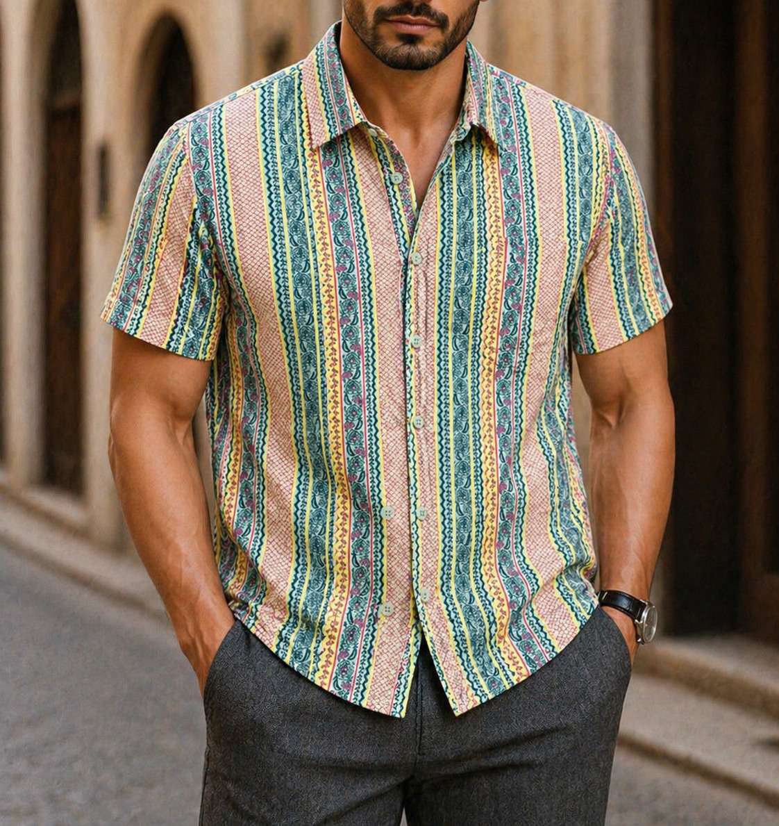 Popular Short Sleeve Shirt V4
