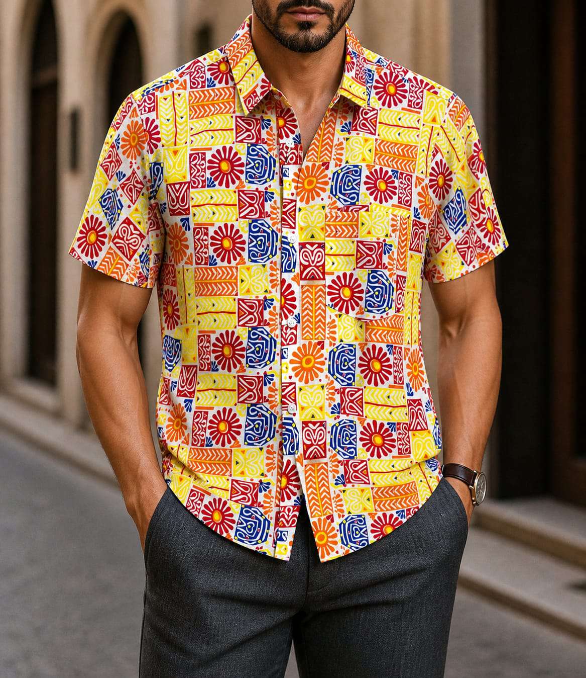 Popular Short Sleeve Shirt V13